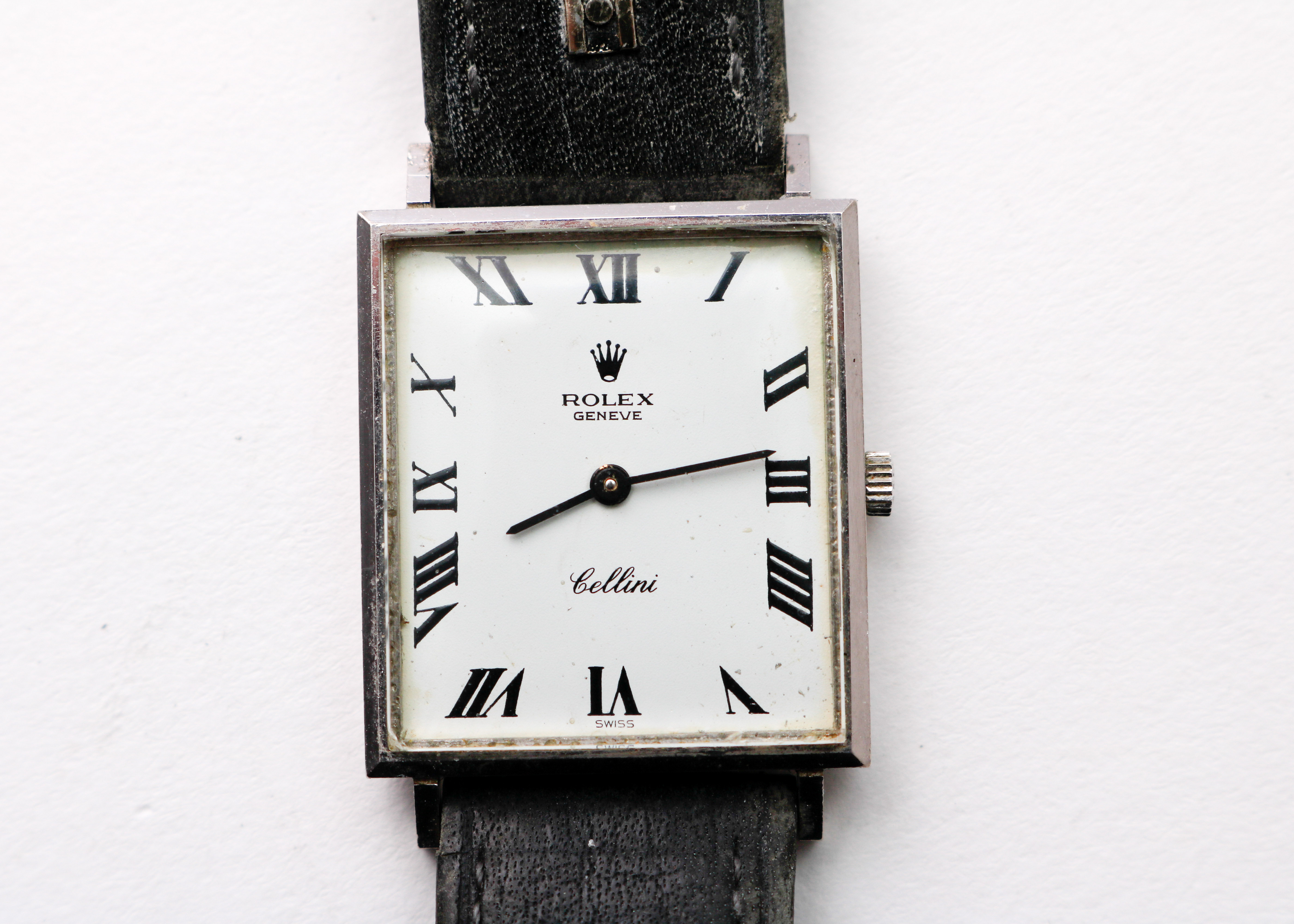 18K White Gold Rolex Cellini Watch