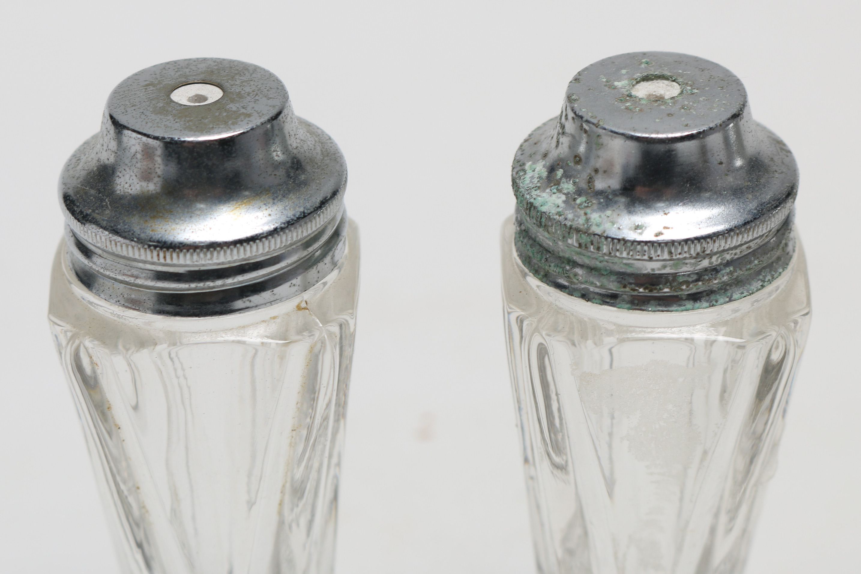 Collection of Vintage Salt and Pepper Shakers Including Sterling