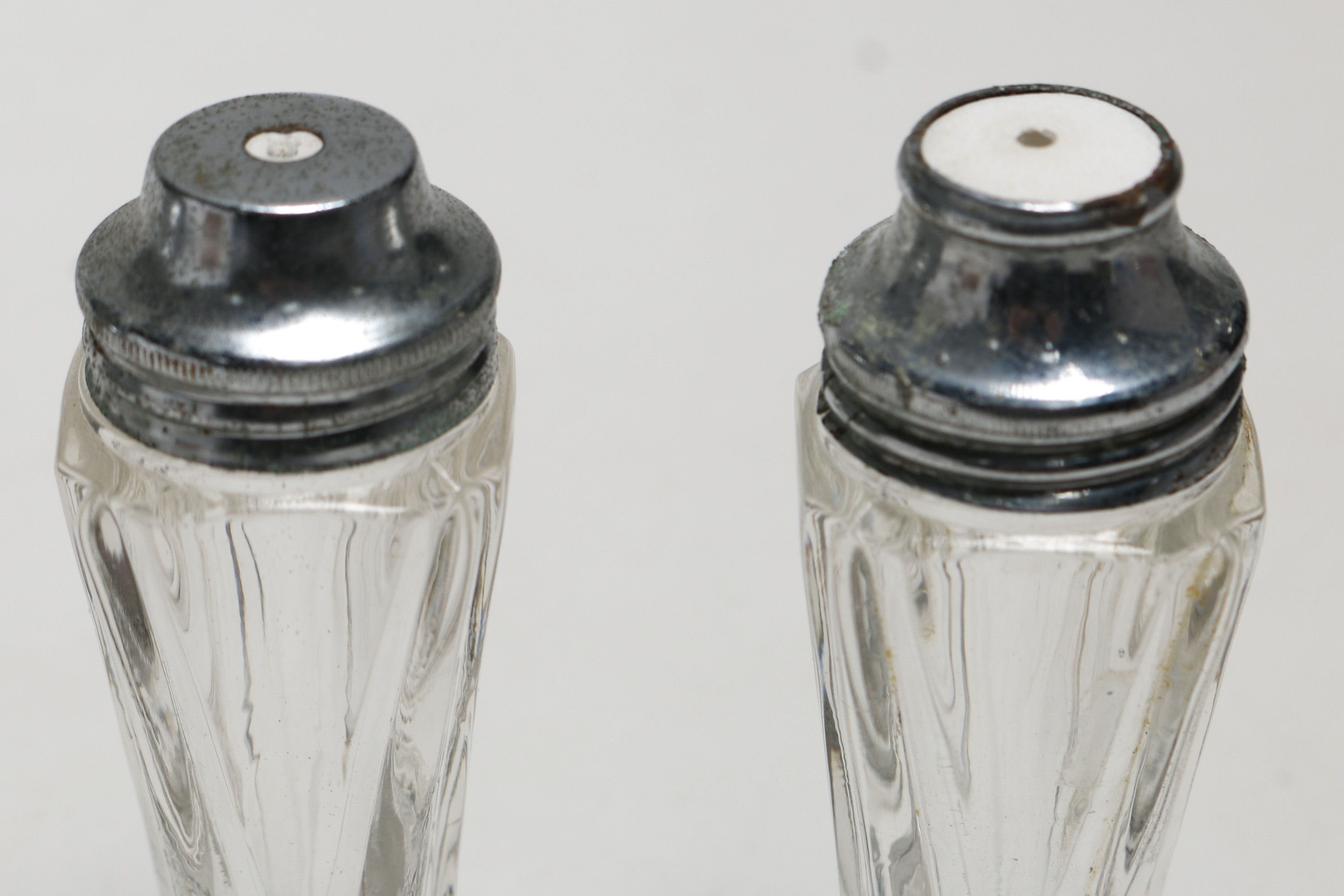 Collection of Vintage Salt and Pepper Shakers Including Sterling