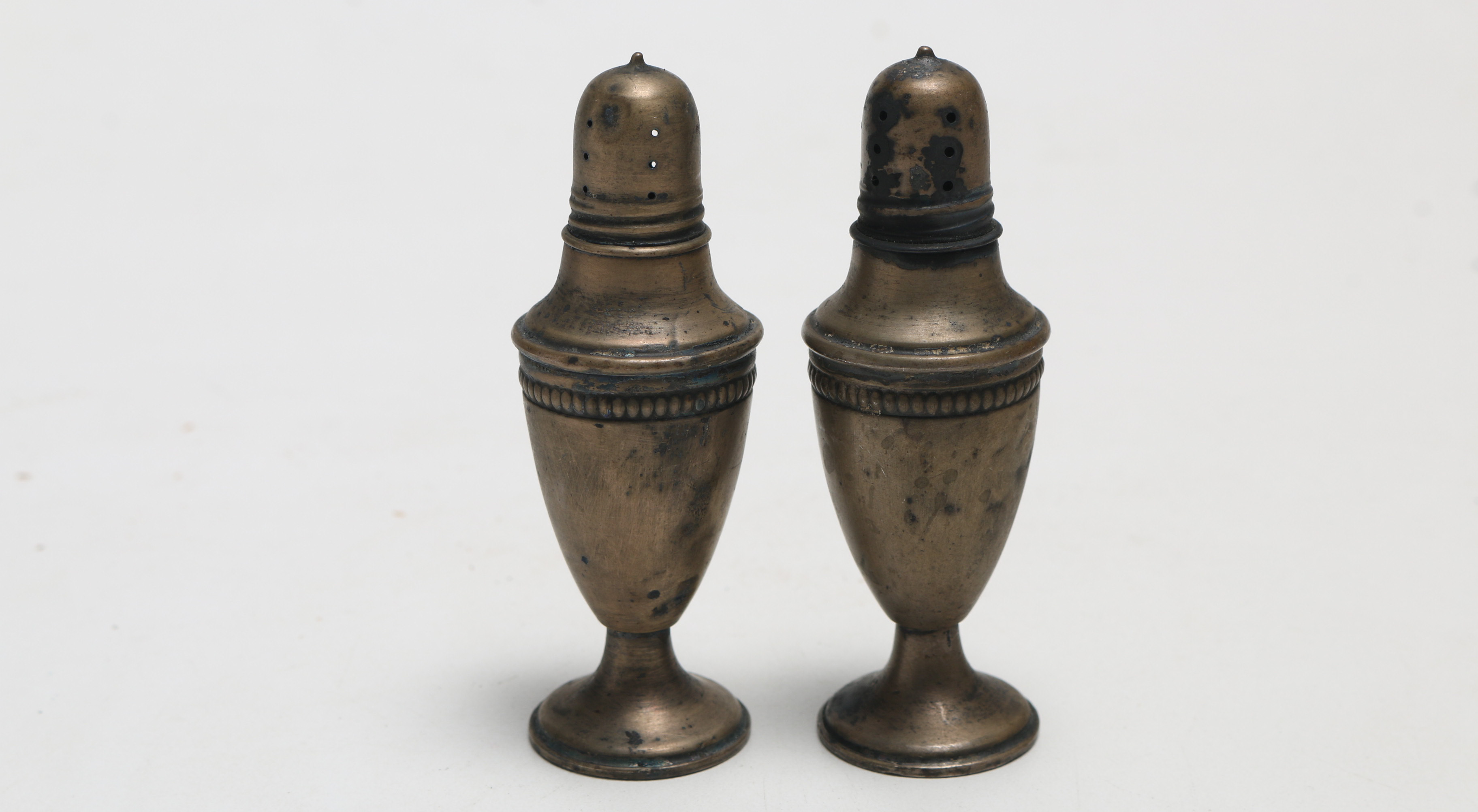 Collection of Vintage Salt and Pepper Shakers Including Sterling