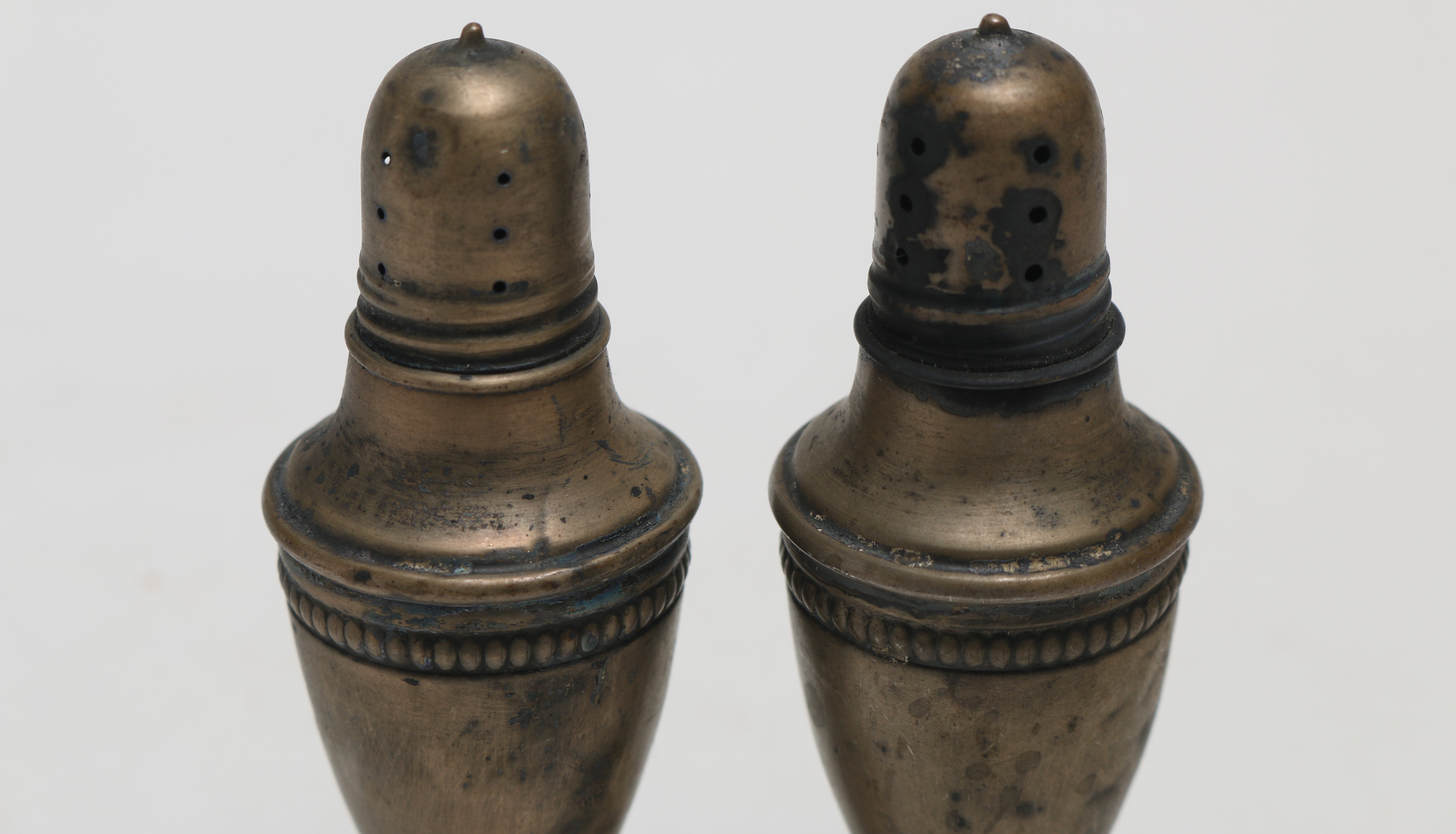 Collection of Vintage Salt and Pepper Shakers Including Sterling