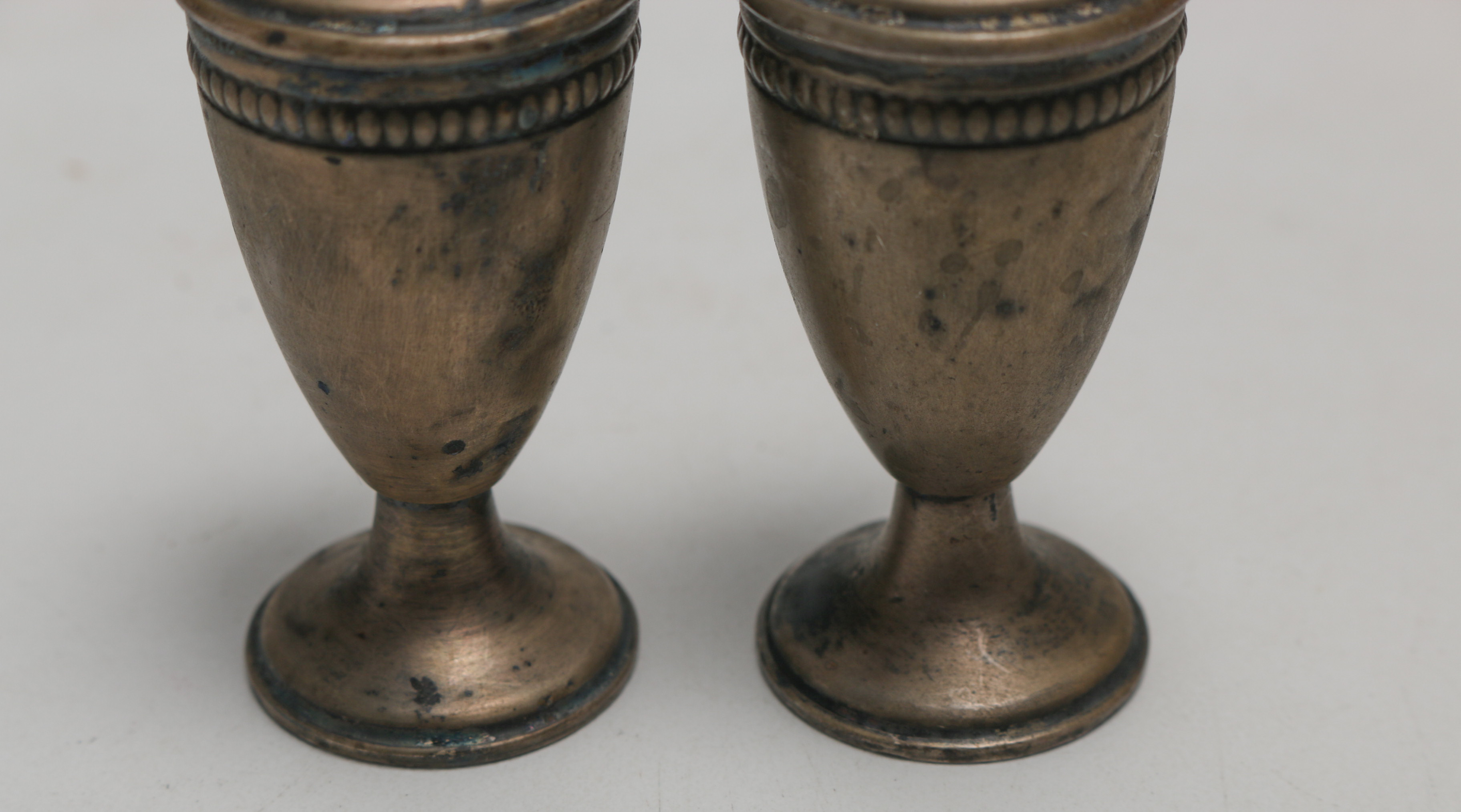 Collection of Vintage Salt and Pepper Shakers Including Sterling