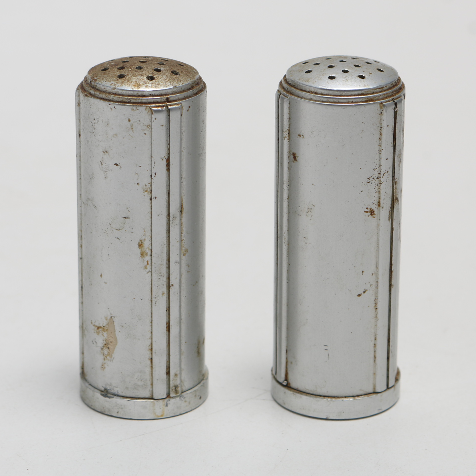 Collection of Vintage Salt and Pepper Shakers Including Sterling