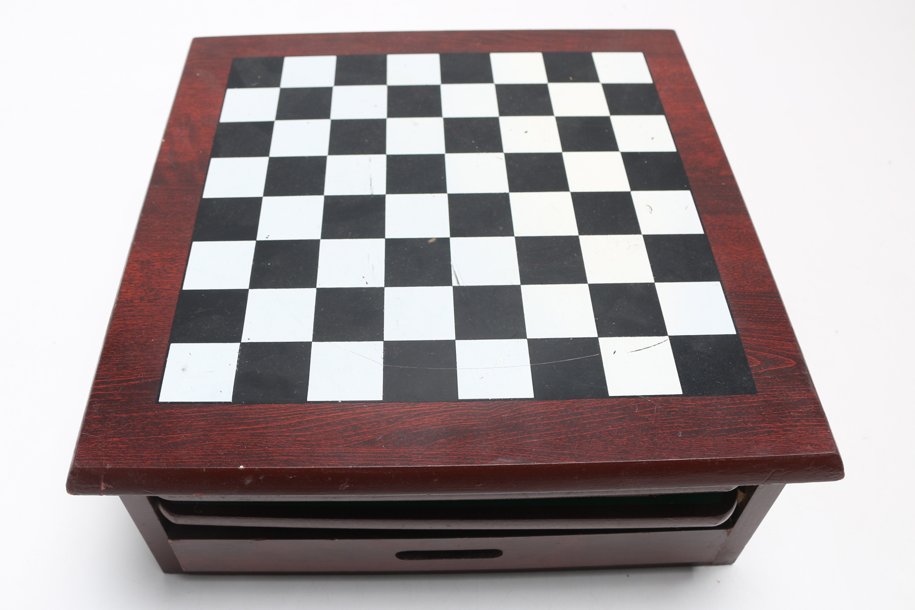 Wooden Multi-Board-Game Box