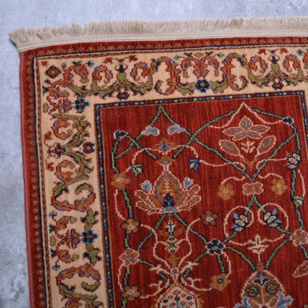Karastan "William Morris Red" English Manor Wool Carpet Runner
