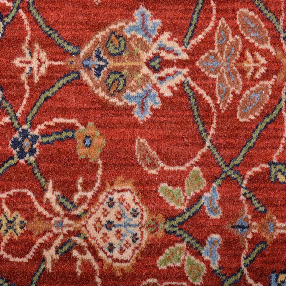 Karastan "William Morris Red" English Manor Wool Carpet Runner