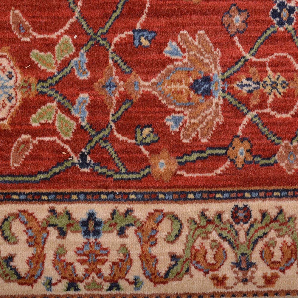 Karastan "William Morris Red" English Manor Wool Carpet Runner