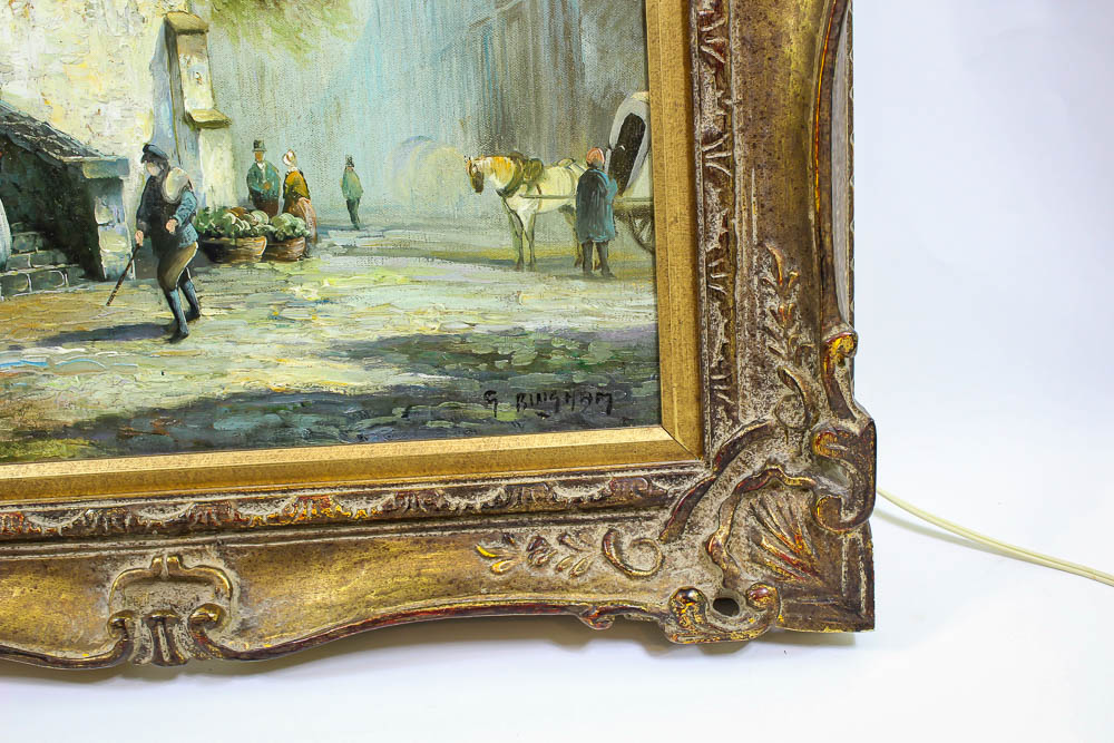 G. Bingham Original Oil on Canvas