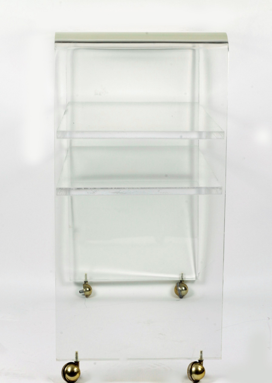 1970s Lucite Bar Cart