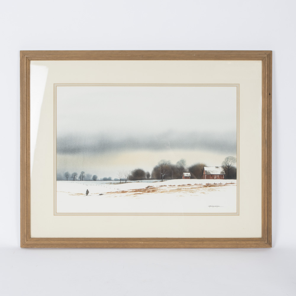 Greg Hagen Original Watercolor on Paper