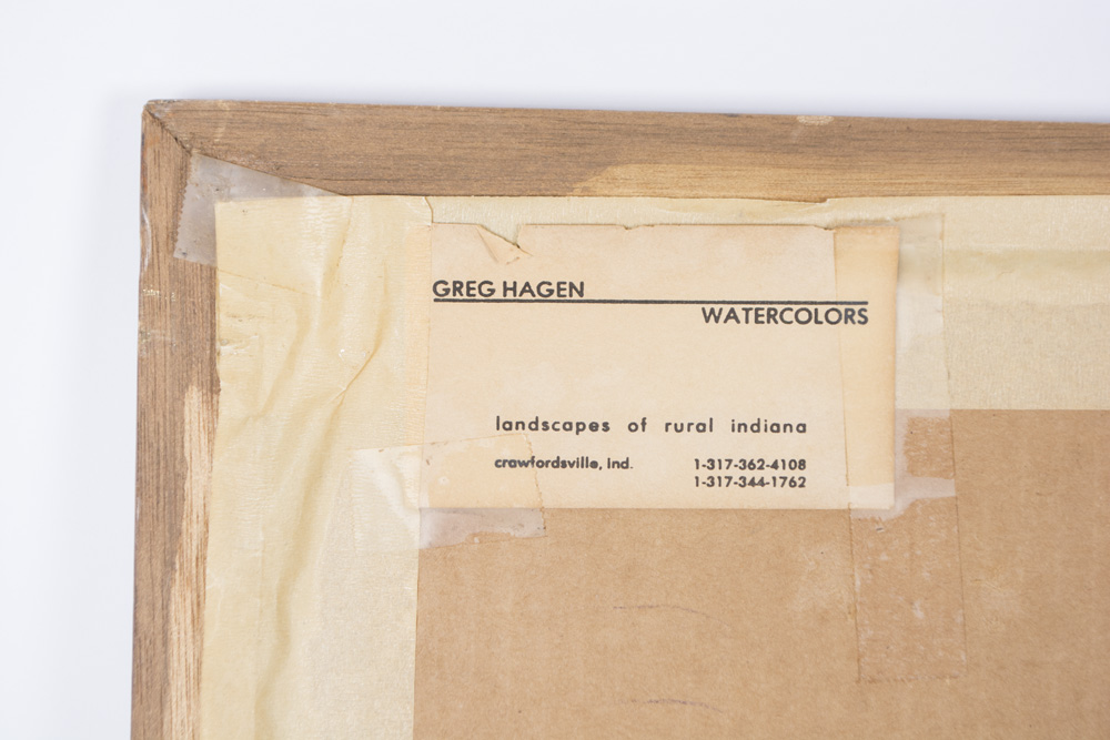 Greg Hagen Original Watercolor on Paper