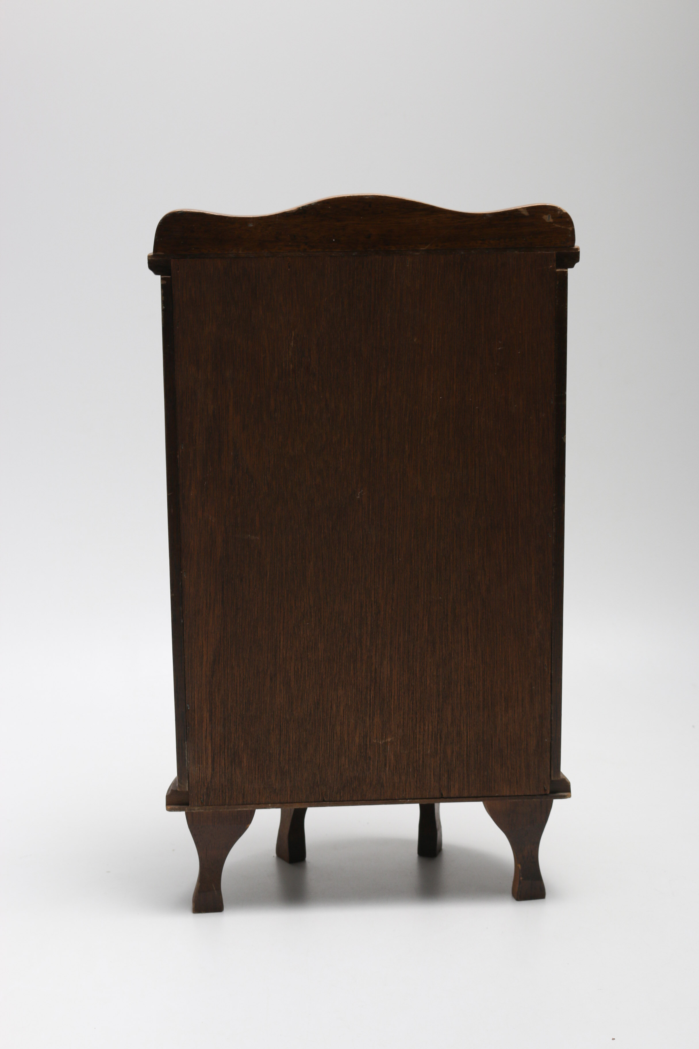 Wood and Glass Table Top Curio Cabinet