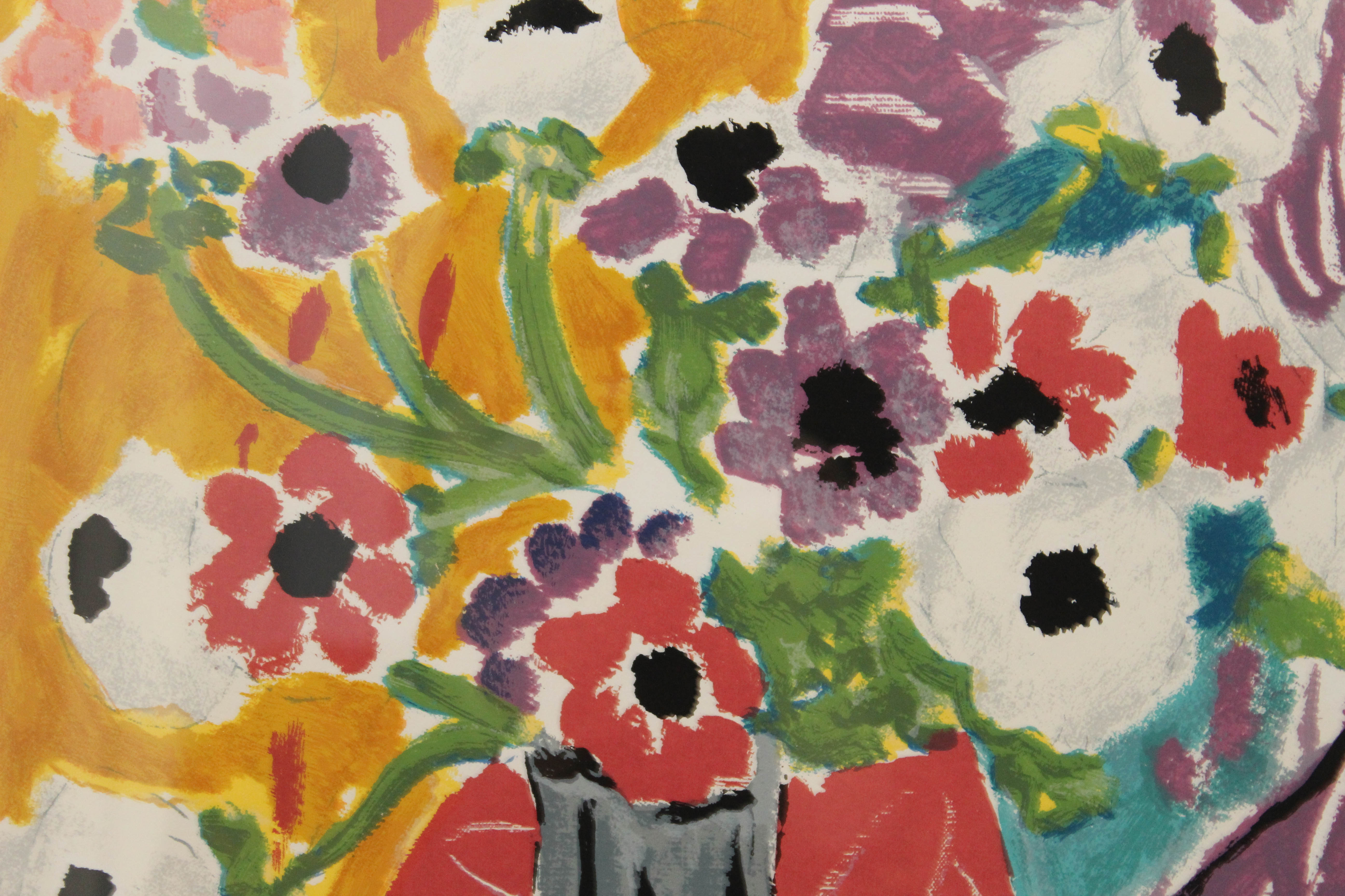 The Baltimore Museum Of Art Lithographic Poster Featuring "The Purple Robe" by Henri Matisse