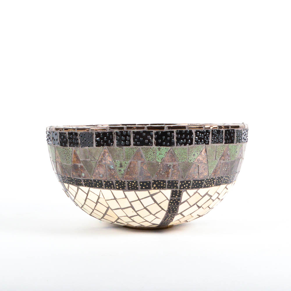 South African Mosaic Tile Countertop Bar Sink