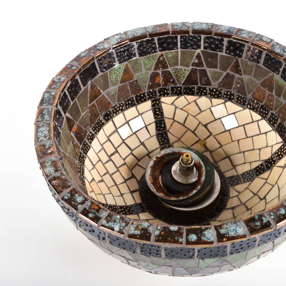 South African Mosaic Tile Countertop Bar Sink