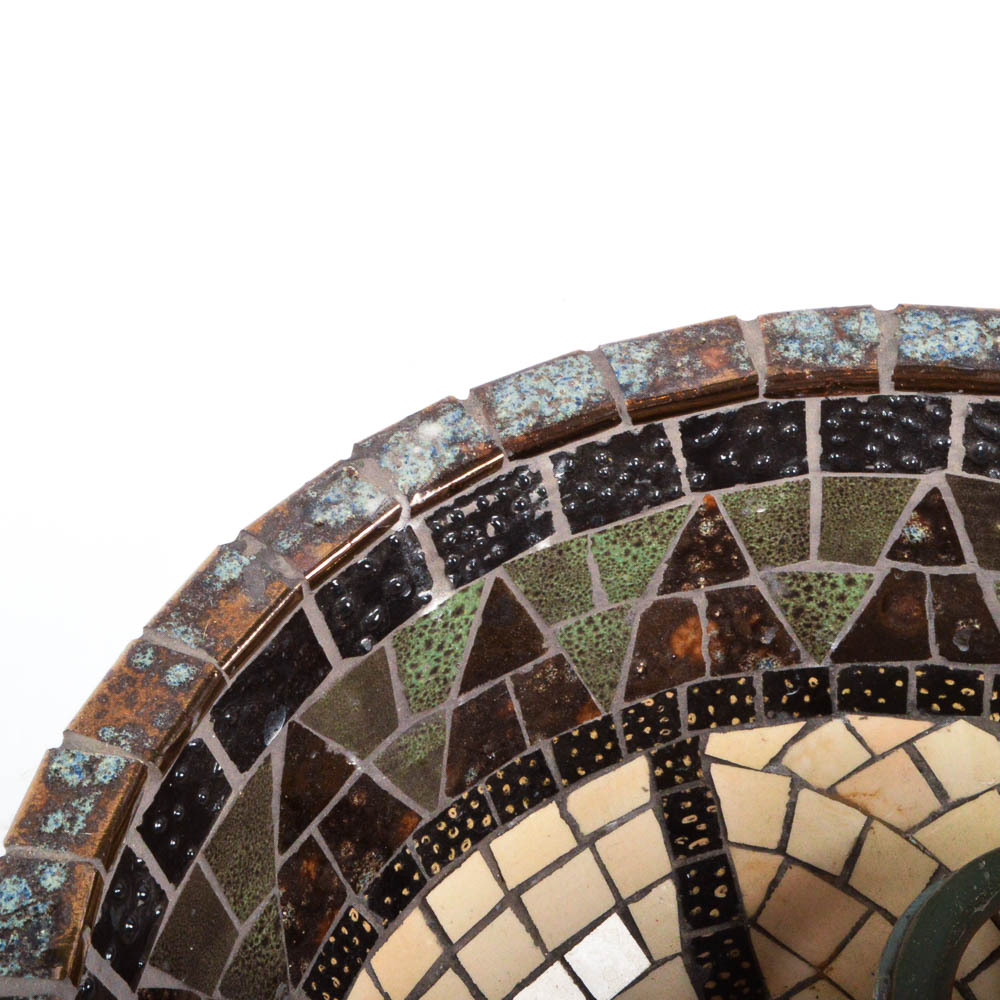 South African Mosaic Tile Countertop Bar Sink