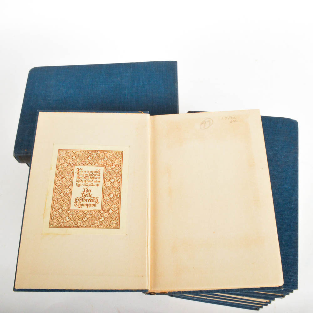 14 Volumes of "The Adventures of Harry Richmond" by George Meredith