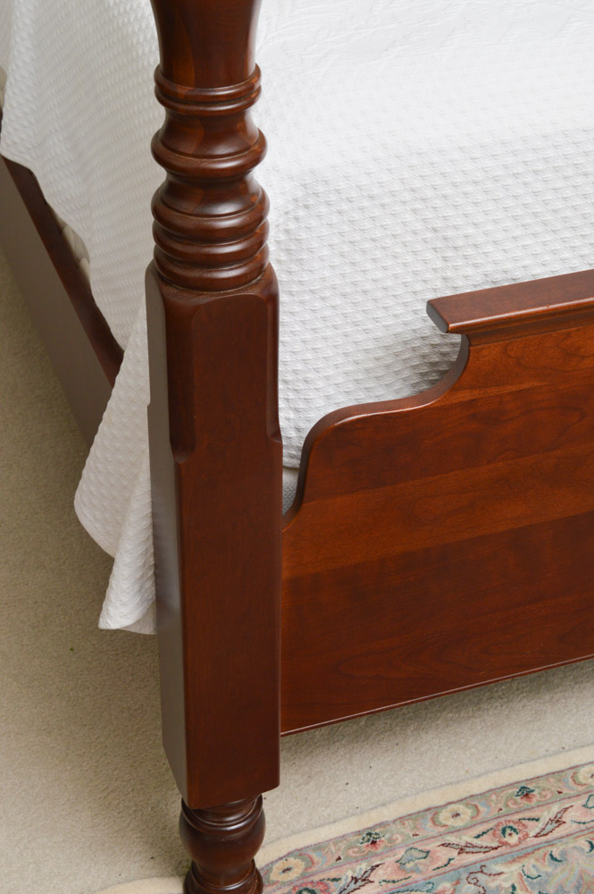 Pennsylvania House Cherry Four Poster King Size Bed