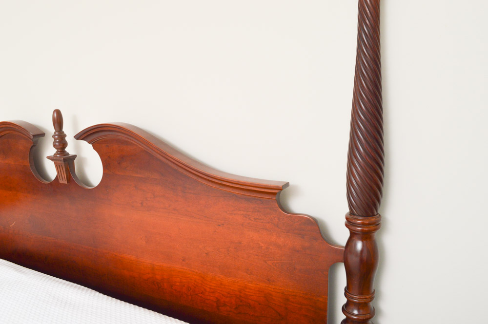 Pennsylvania House Cherry Four Poster King Size Bed