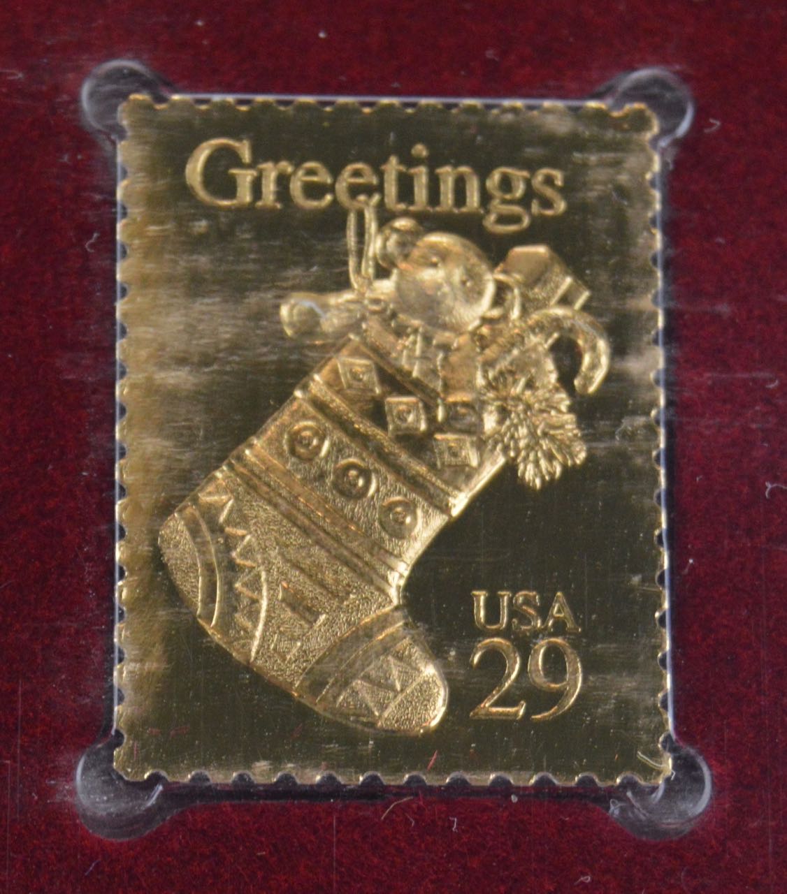 22K Golden Replicas of United States Postage Stamps
