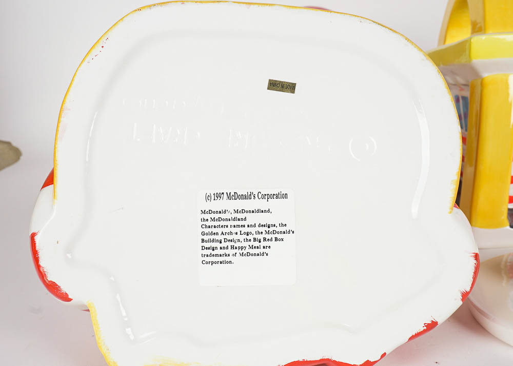 Treasure Craft McDonald's Cookie Jars