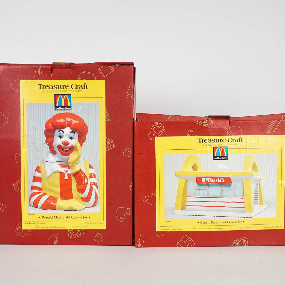Treasure Craft McDonald's Cookie Jars