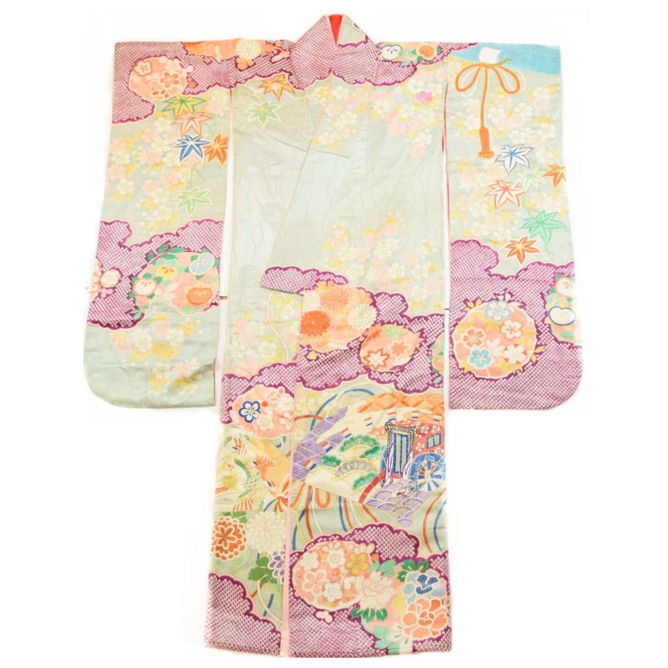 Taisho Period (1920's) Wedding Kimono with Couching