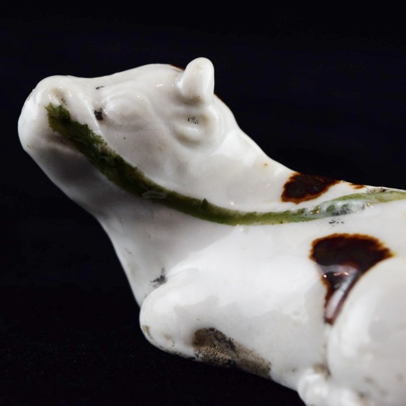 Edo/Meiji Period Japanese Figural Cow "Suiteki" Water Dropper