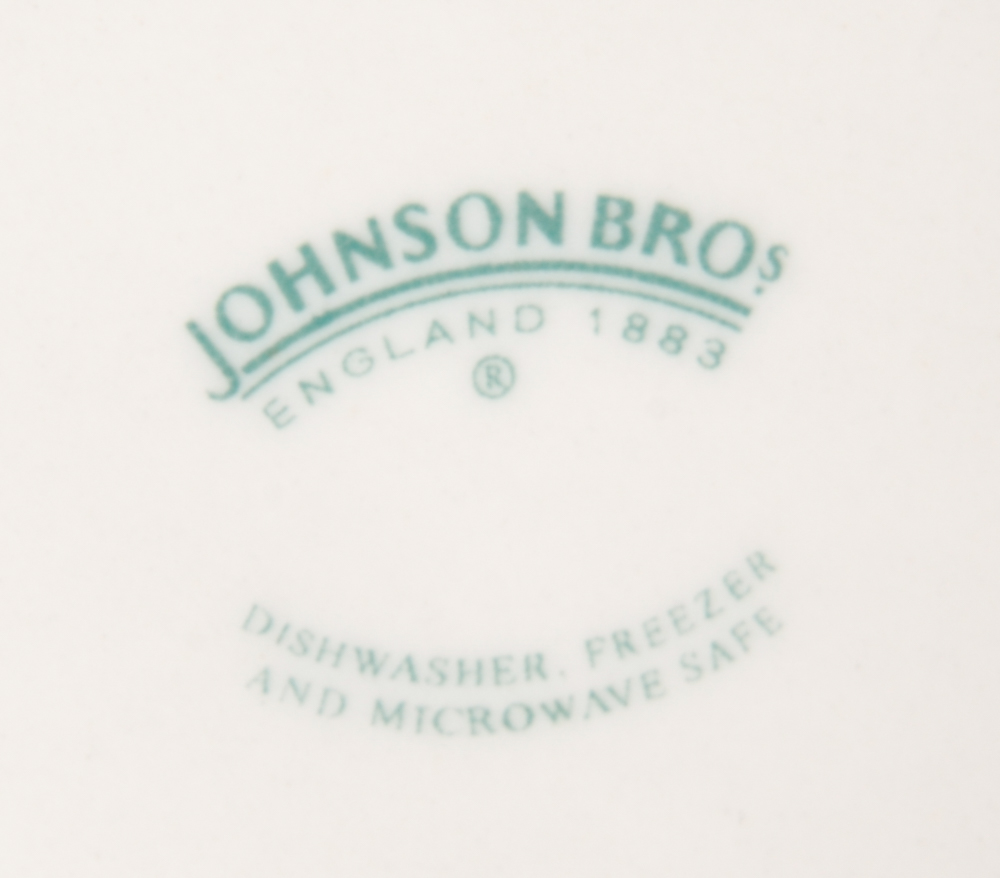 Collection of Blue Denmark Plates by Johnson Brothers