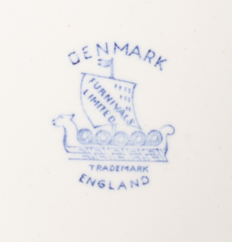 Collection of Blue Denmark Plates by Johnson Brothers