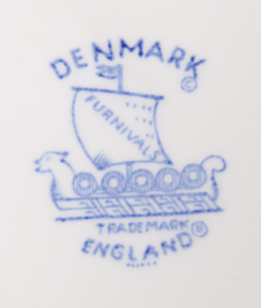 Collection of Blue Denmark Plates by Johnson Brothers