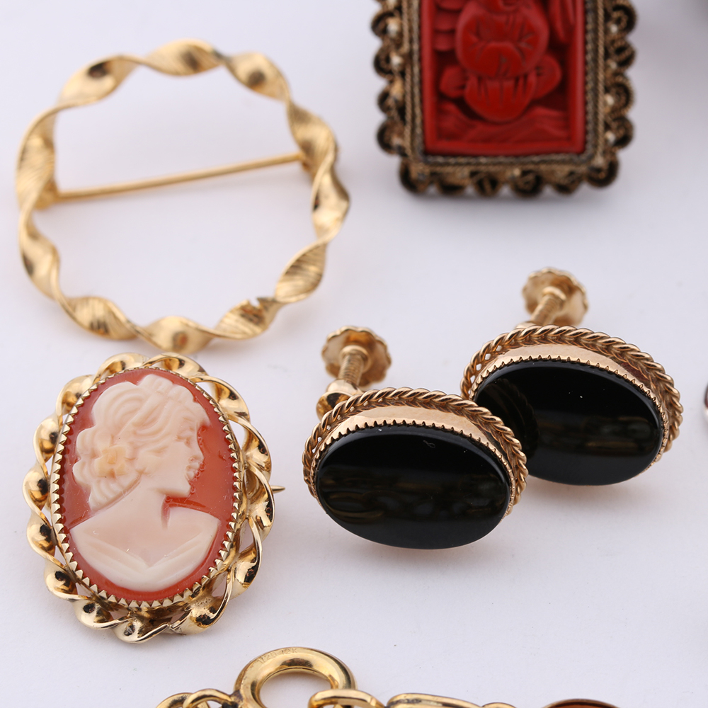 Assortment of Unique Jewelry with Sterling Silver Earrings