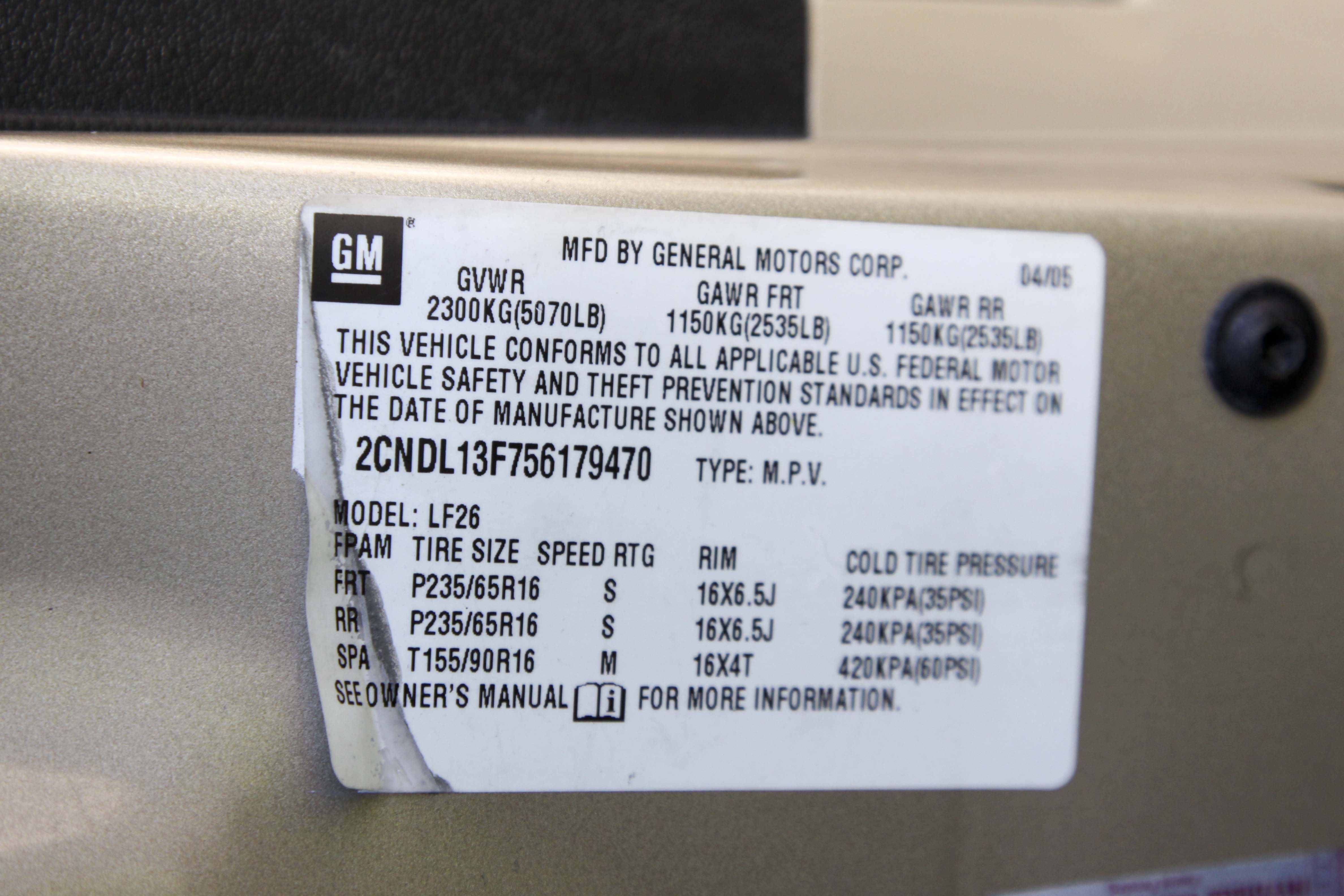 2002 Chevy Equinox LS