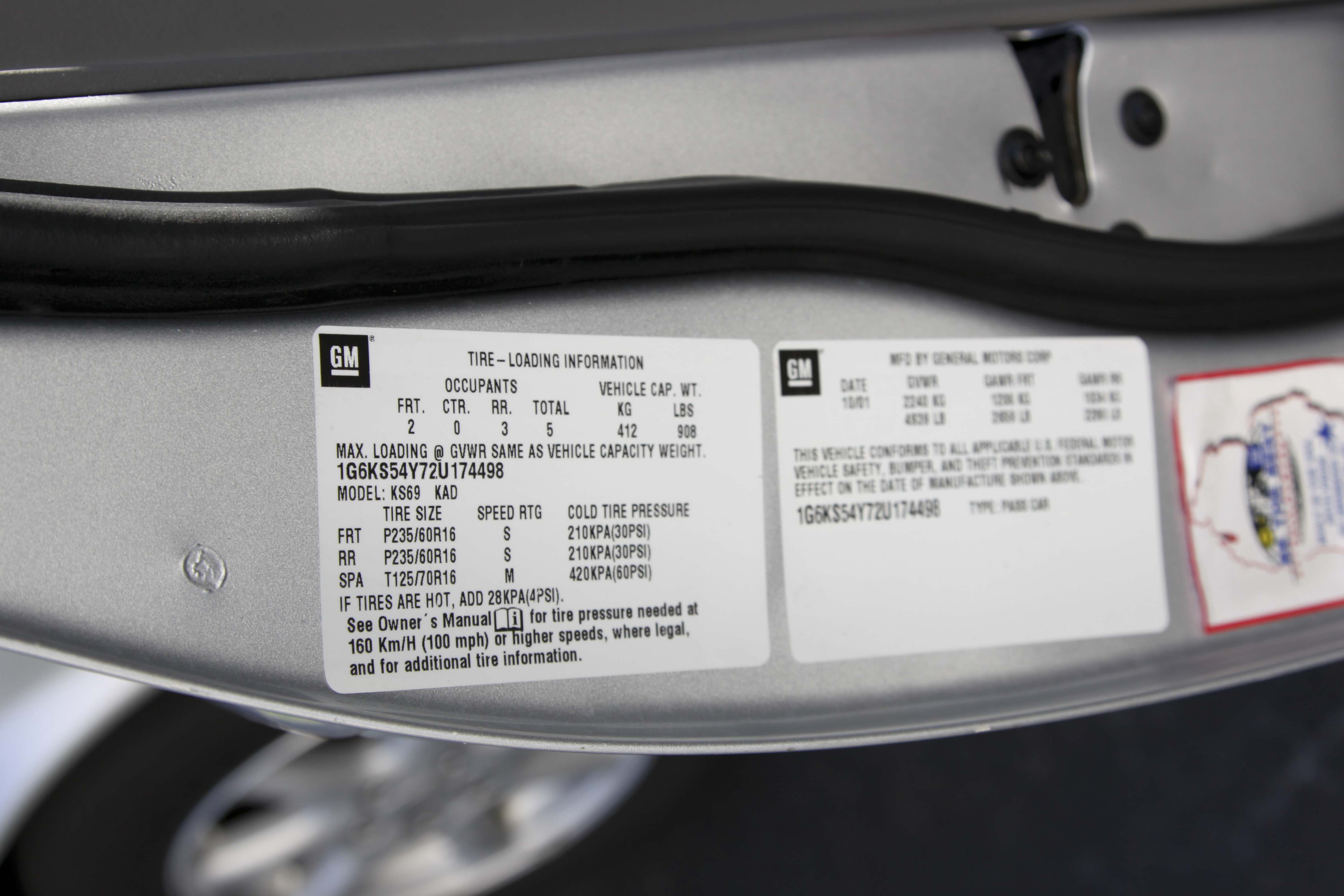 2002 Cadillac Seville SL