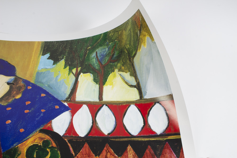 Itzchak Tarkay Unframed Seriolithograph "Indigo Chapeau"