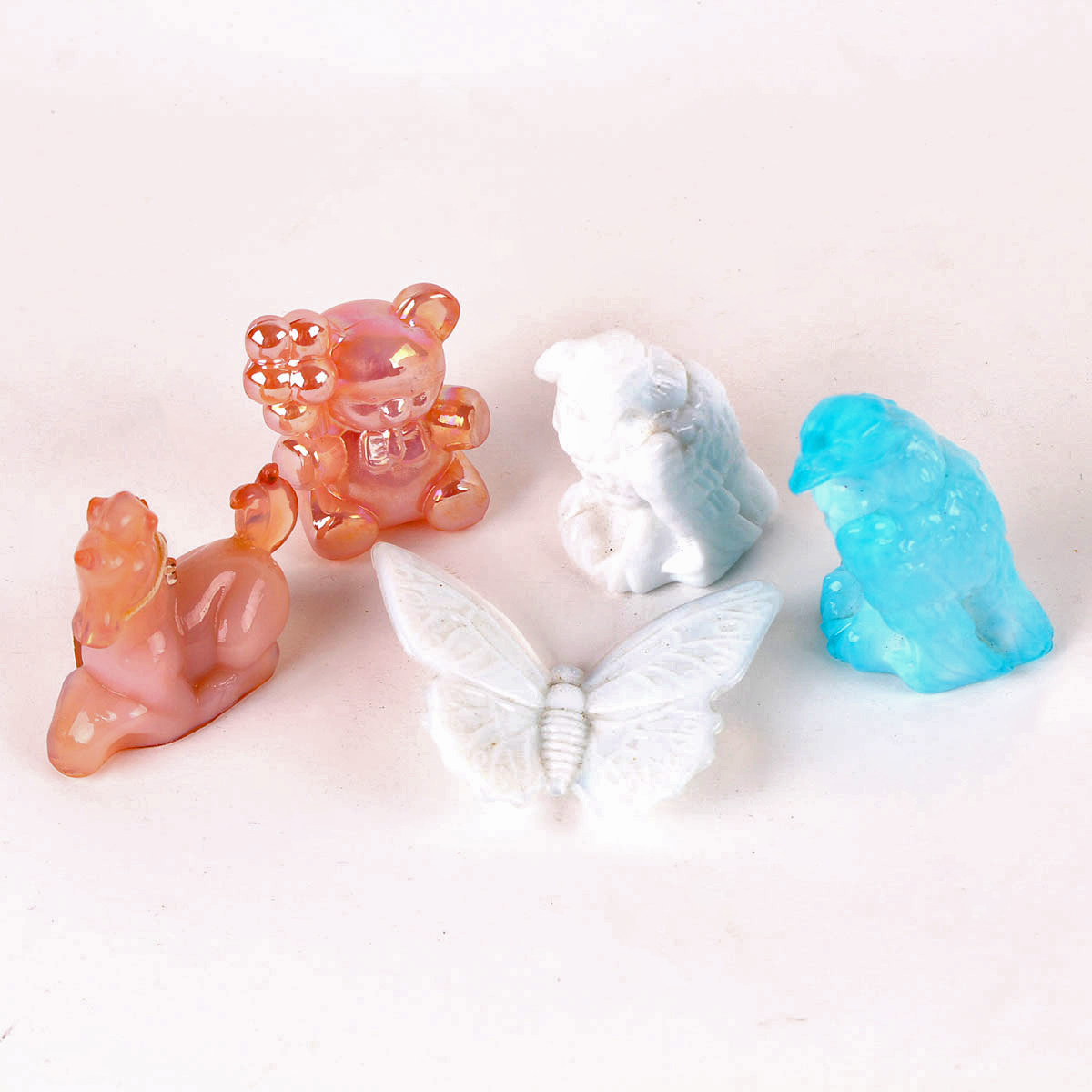 Boyd Crystal Art Glass Figurines