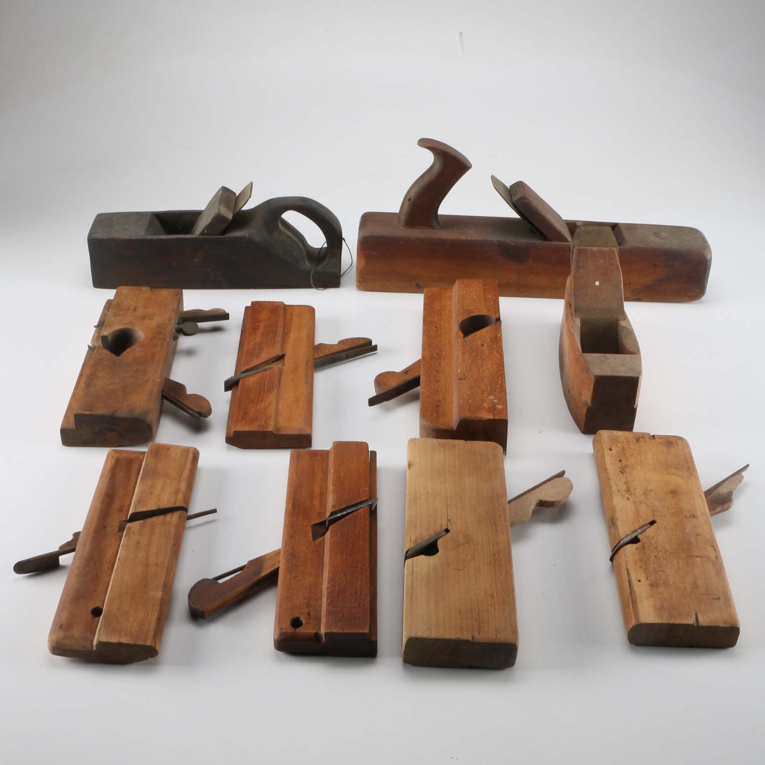 Collection of Antique Wood Planes