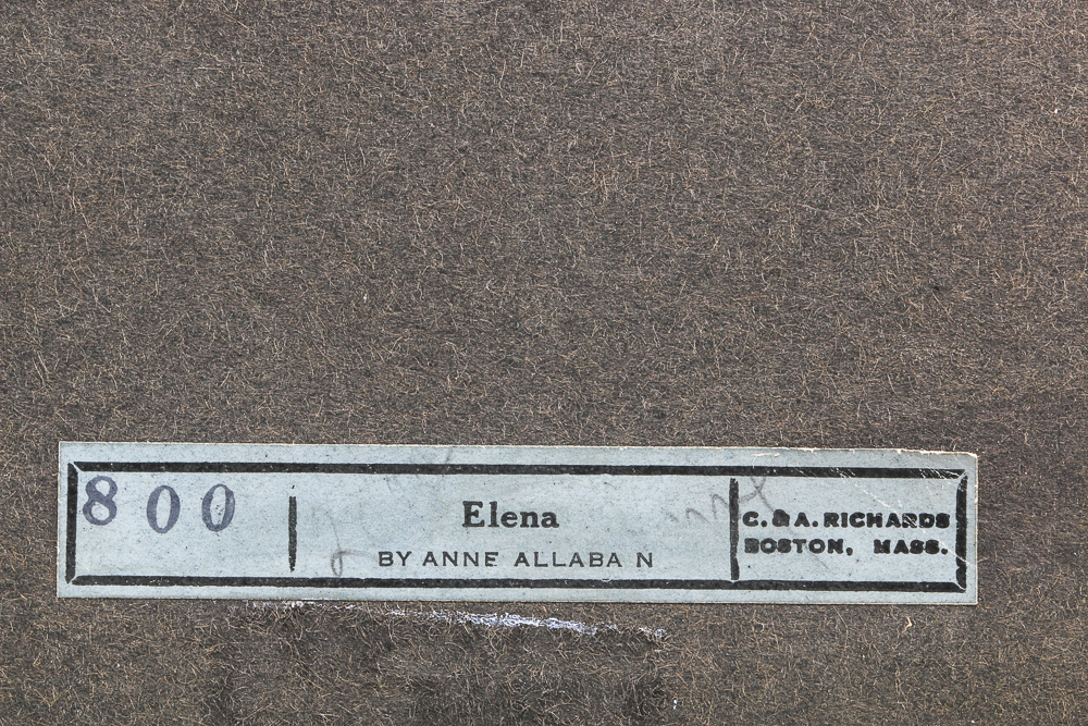 1940s Anne Allaban Offset Lithographs "Chiko" and "Elena"