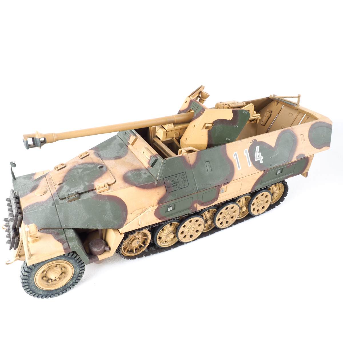 Collection of Toy Military Tanks and Trucks
