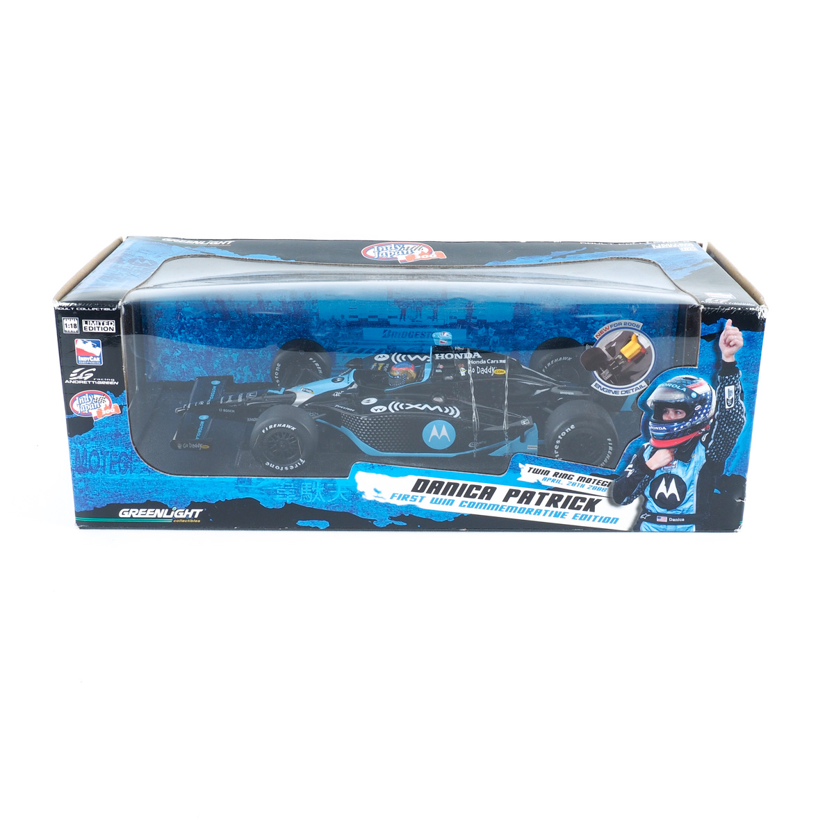 GreenLight IndyCar Series: Danica Patrick First Win Commemorative Limited Edition 1/18 Scale
