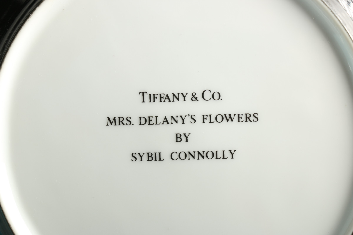 Circa 1970s Tiffany & Co. "Mrs. Delany's Flowers" Salad Plates