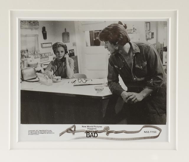 Photographic Still from "Bad" Signed by Andy Warhol with AWAAB