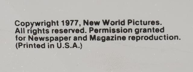 Photographic Still from "Bad" Signed by Andy Warhol with AWAAB