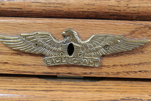 Eagle Craft Roll Top Desk and Rolling Chair