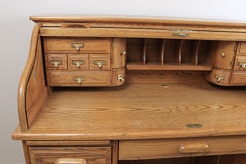 Eagle Craft Roll Top Desk and Rolling Chair