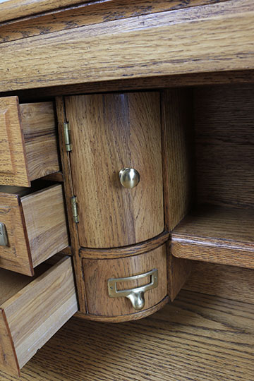 Eagle Craft Roll Top Desk and Rolling Chair