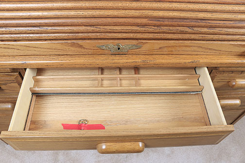 Eagle Craft Roll Top Desk and Rolling Chair