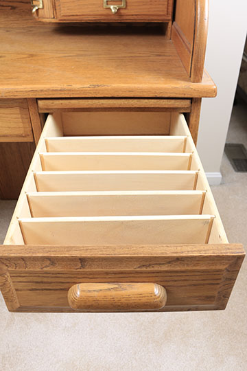 Eagle Craft Roll Top Desk and Rolling Chair