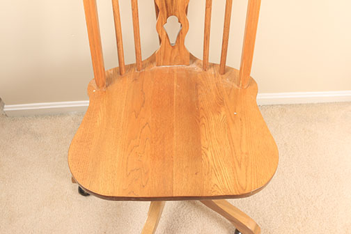 Eagle Craft Roll Top Desk and Rolling Chair