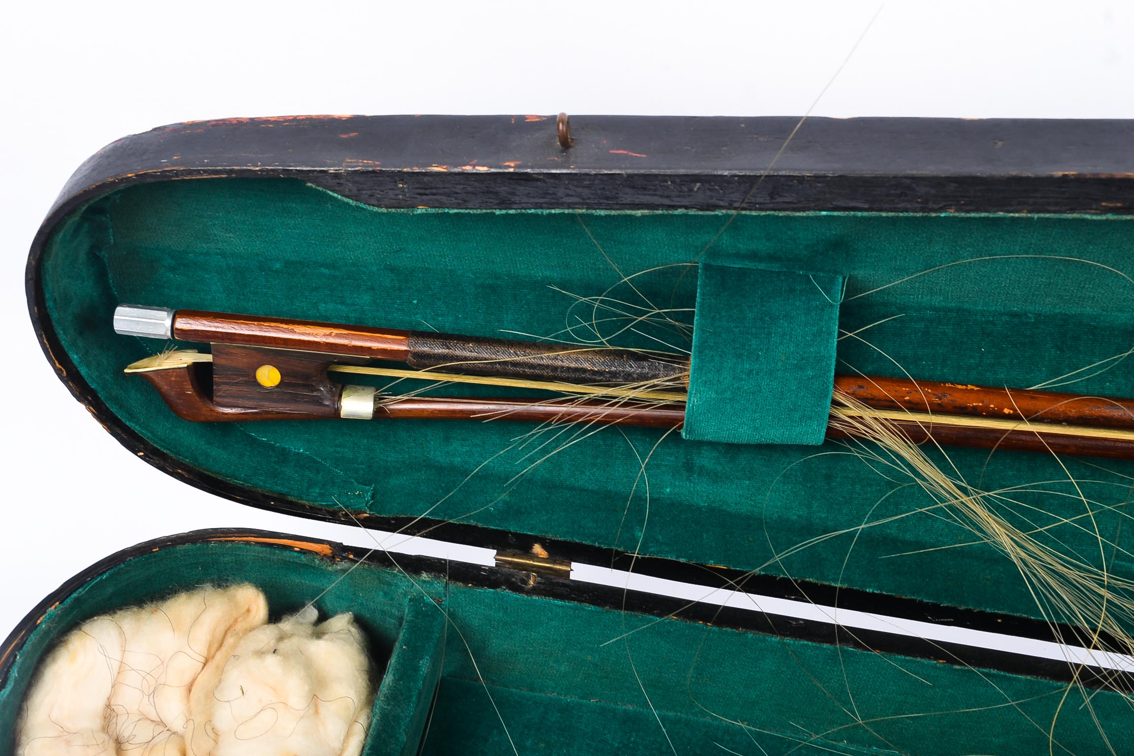 Late 19th Century Violin with Bow and Wooden Case